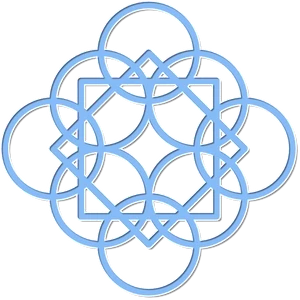 Blue_ Sacred_ Geometry_ Pattern PNG Image