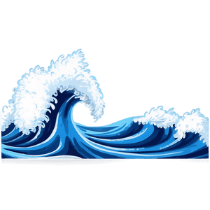 Blue Sea Wave PNG mhw PNG