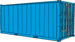 Container, Export, Exported, Import, Load, Distribution - Shipping Container, HD Png Download PNG with transparent background
