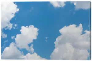 Blue Sky White Clouds PNG Image