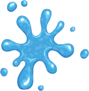 Water Drop Blue Slime Slimeart Snow Cool Art Color - Imagem De Slime Em Png, Transparent Png PNG image with transparent background