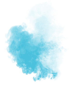 Blue Smoke Abstract PNG image with transparent background