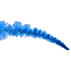 Blue Smoke Trail Png Ybn98 PNG Image