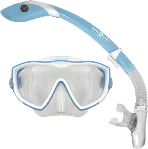 Blue Snorkeling Maskand Snorkel PNG Image