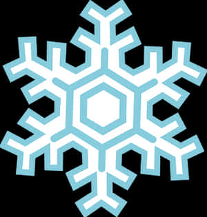 Blue Snowflake Graphic PNG image with transparent background