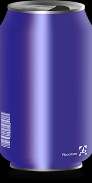 Blue Soda Can Illustration PNG