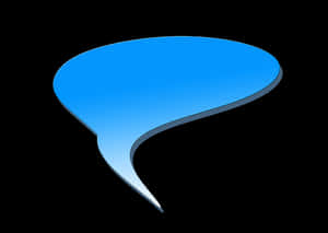 Blue Speech Bubble Icon PNG image with transparent background