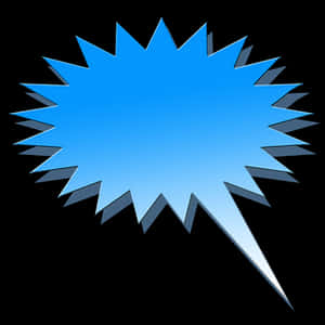 Blue Speech Bubble Icon PNG image with transparent background