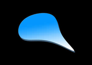 Blue Speech Bubble Icon PNG image with transparent background