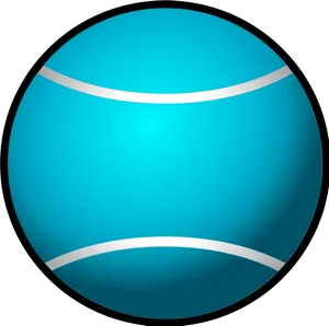Blue Sphere Graphic PNG Image