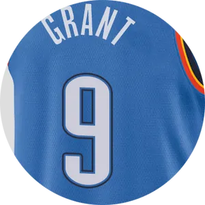 Blue Sports Jersey Number9 PNG Image