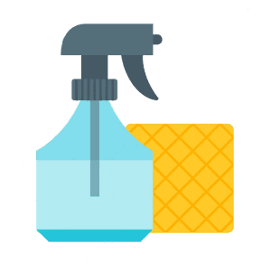 Spray Bottle And Cloth Clip Art - Spray Bottle And Cloth Clipart, HD Png Download PNG