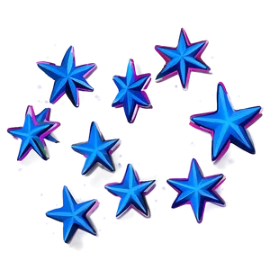 Blue Stars Night Sky Png Har68 PNG Image