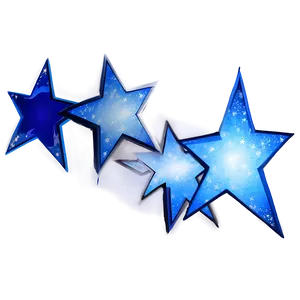 Blue Stars Overlay Png 06252024 PNG Image