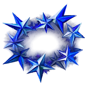 Blue Stars Overlay Png 46 PNG Image