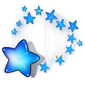 Blue Stars Pattern Png Esr67 PNG Image