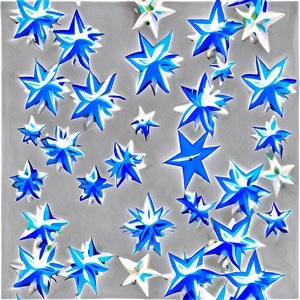 Blue Stars Pattern Png Isy90 PNG Image