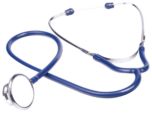 Blue Stethoscope Isolatedon Background PNG