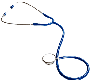 Blue Stethoscope Medical Equipment PNG