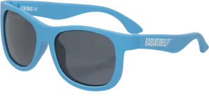 Blue Sunglasses Product View PNG Image