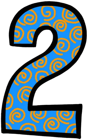 Blue Swirl Pattern Number2 PNG Image