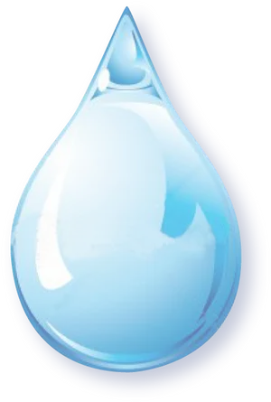 Blue Tear Drop Artwork PNG Image