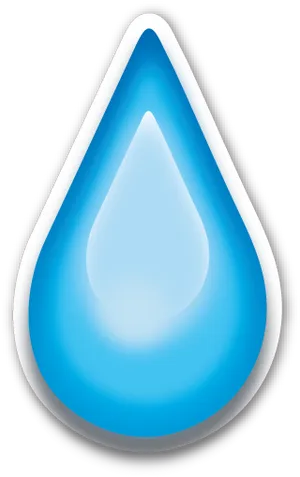 Blue_ Tear_ Drop_ Graphic PNG Image