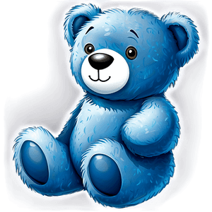Blue Teddy Bear PNG 05212024 PNG image with transparent background
