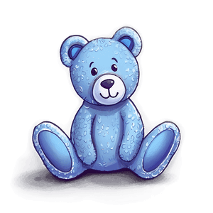 Blue Teddy Bear PNG 91 PNG image with transparent background
