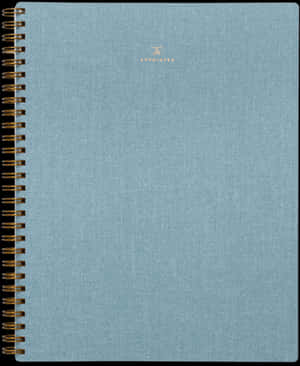Blue Textured Spiral Notebook PNG image with transparent background