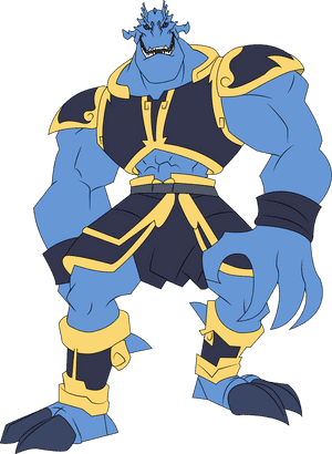 Jackie Chan Adventures Demons - Jackie Chan Adventures Thunder Demon PNG image with transparent background