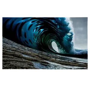 Blue Tidal Wave Png Ixe PNG Image