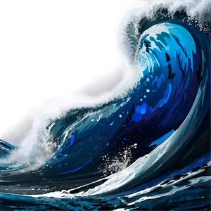 Blue Tidal Wave Png Jbp PNG Image