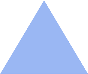 Triangle - Blue Equilateral Triangle PNG
