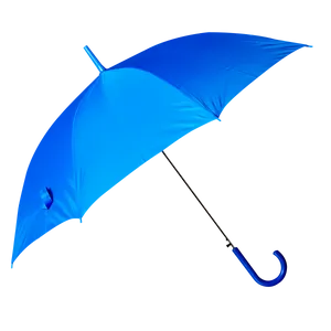 Blue Umbrella Isolated Background PNG Image