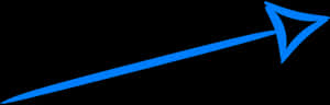 Arrow, Right, Blue, Handdrawn, Pointing, Direction - Graphics, HD Png Download PNG image with transparent background