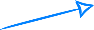 Blue Upward Arrow Growth PNG Image