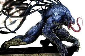 Blue Venom Artwork PNG Image