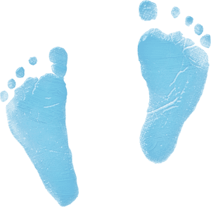 Clip Art Clip Art Baby Feet - Baby Foot Prints Transparent, HD Png Download PNG image with transparent background