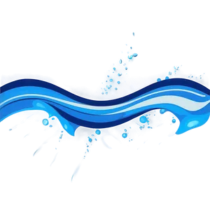 Blue Wave Abstract Art Png 95 PNG Image