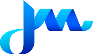 Blue Wave Abstract Logo PNG Image