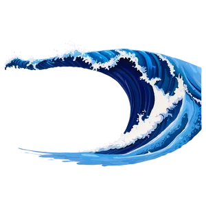 Blue Wave B PNG Image