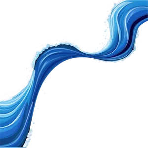 Blue Wave Border Png Qsb74 PNG Image