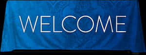 Welcome Blue Png Transparency, Transparent Png PNG image with transparent background