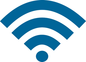 Blue Wi Fi Signal Icon PNG Image