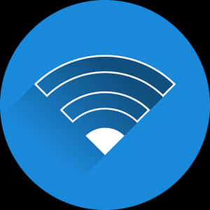 Blue Wi Fi Symbol Icon PNG
