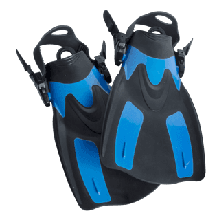 Adjustable Swim & Dive Fins - Diving Mask, HD Png Download PNG image with transparent background