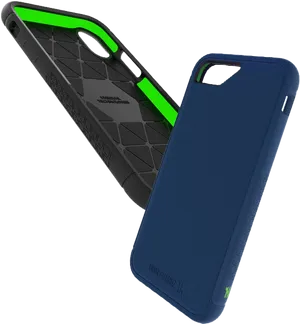 Blueand Green Smartphone Cases PNG Image