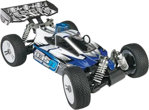 Blueand White R C Buggy PNG Image