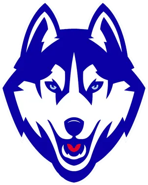 Blueand White Wolf Logo PNG Image